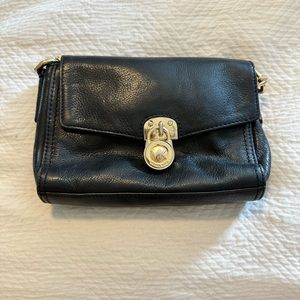 Michael Kors Black Leather Crossbody